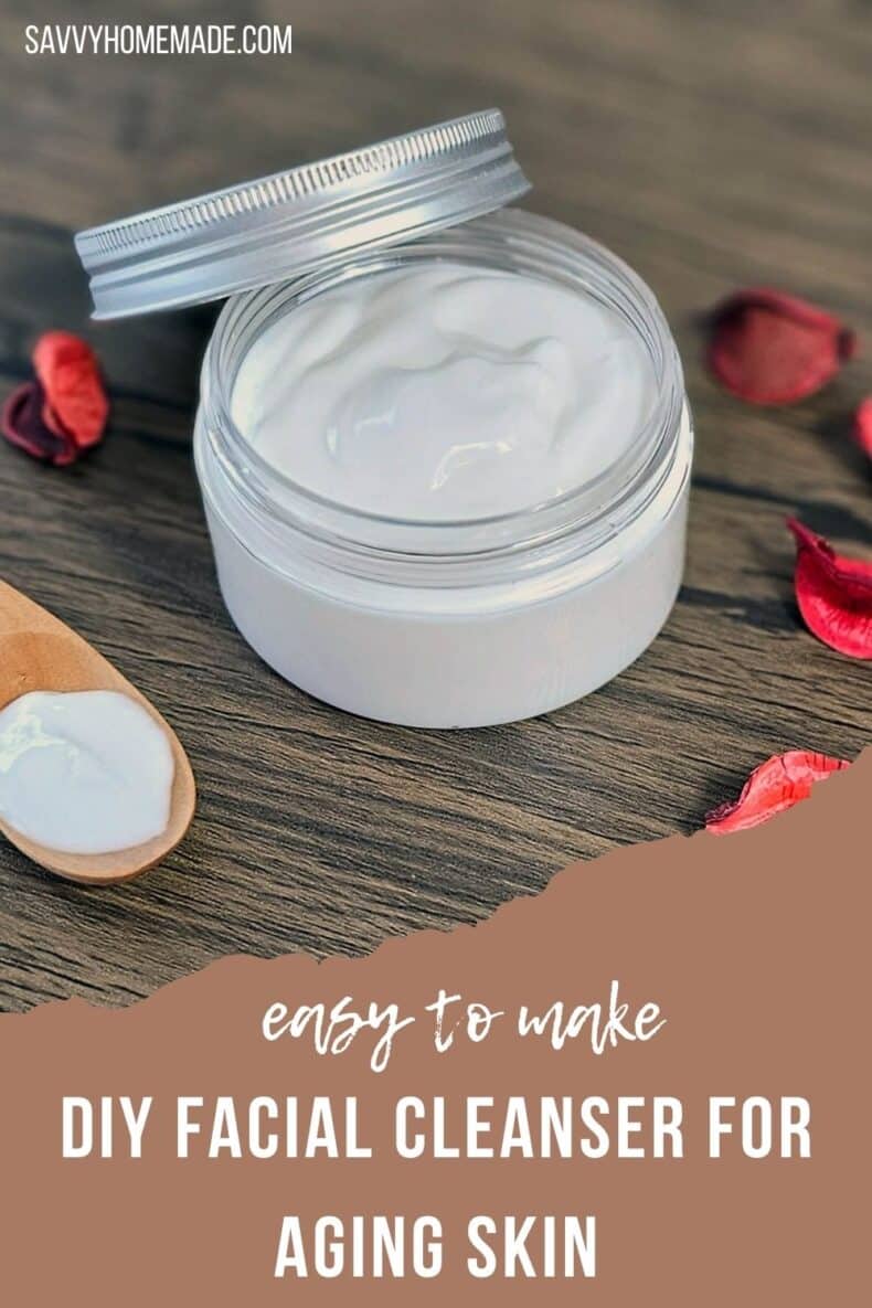diy cleanser aging skin pin