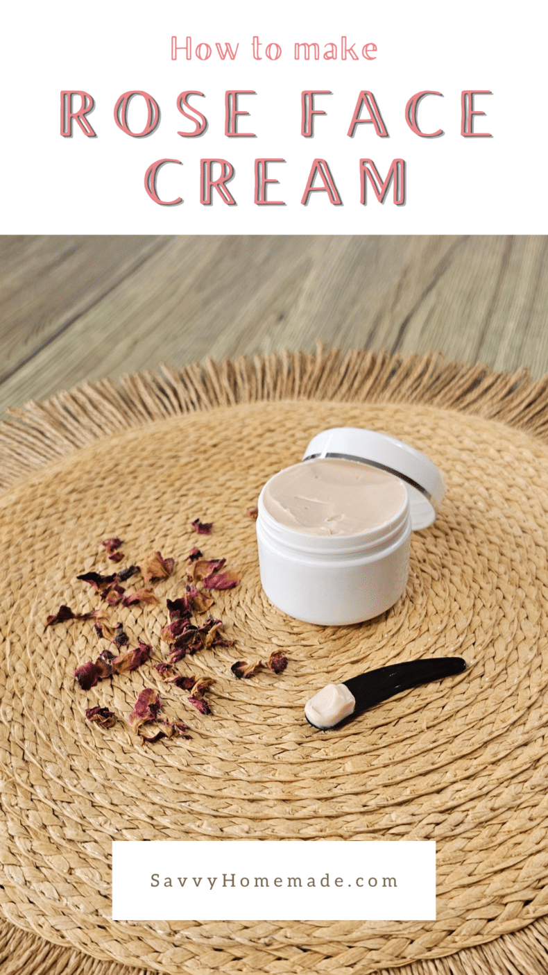 DIY Rose Face Cream Pin