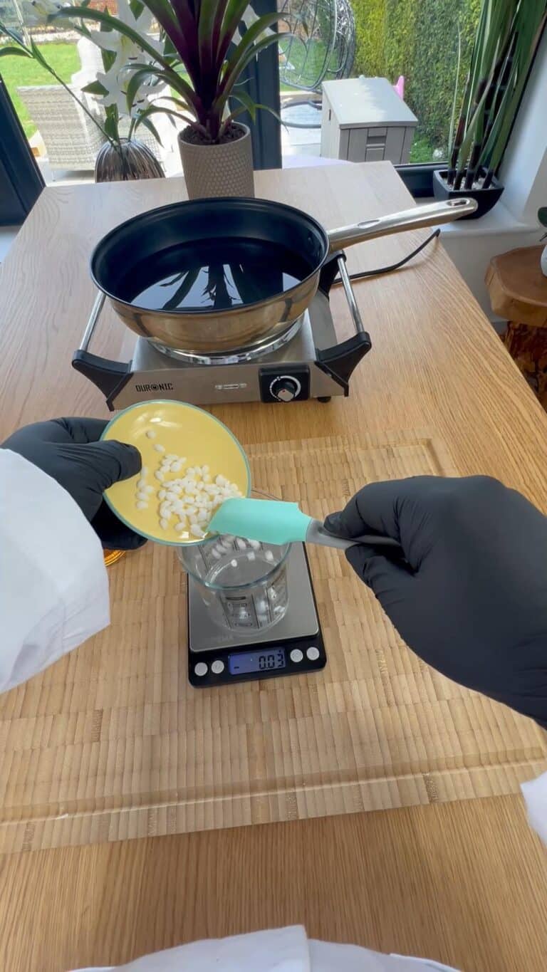 weigh out your oil phase