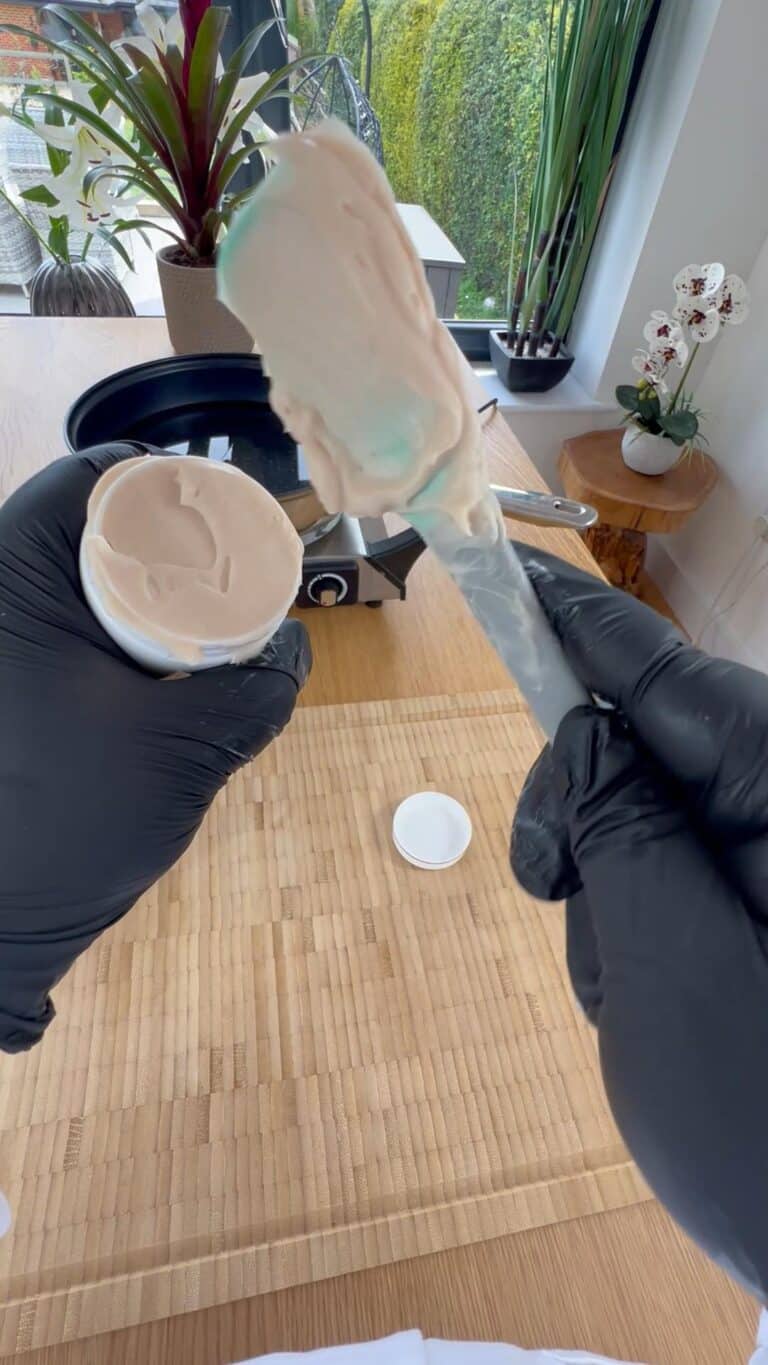 diy rose face cream step9