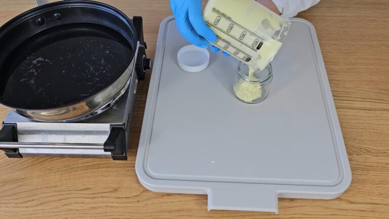 Transfer to a clean sterile jar Transfer to a clean sterile jar