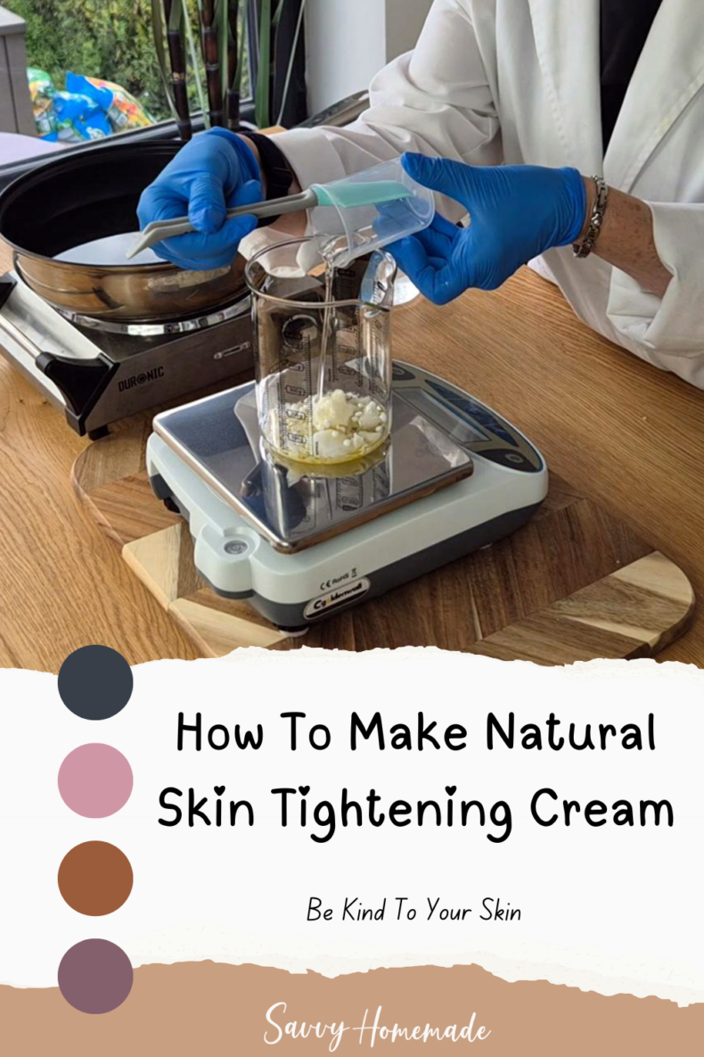 DIY skin tightening cream pin