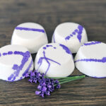 Homemade lavender shower steamers